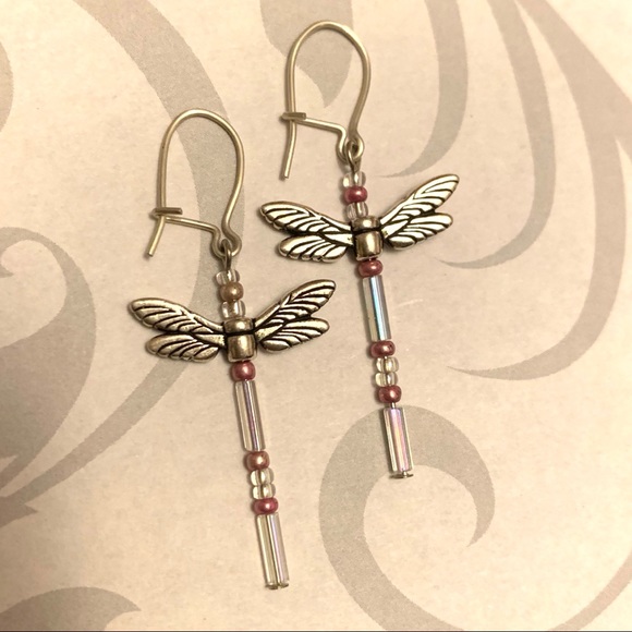 Dragonfly earrings - Picture 3 of 4